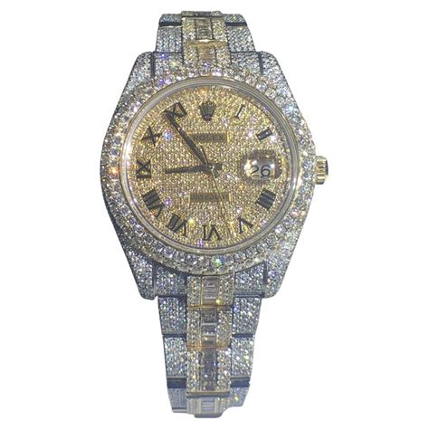 ice out rolex replica de|iced out rolex datejust.